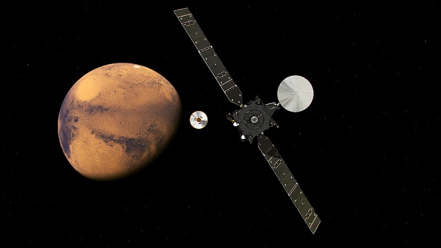 "Скиапарели" се е разбил на Марс (Снимки)