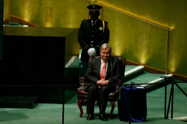 Гутериш бе избран за шеф на ООН под бурни аплодисменти