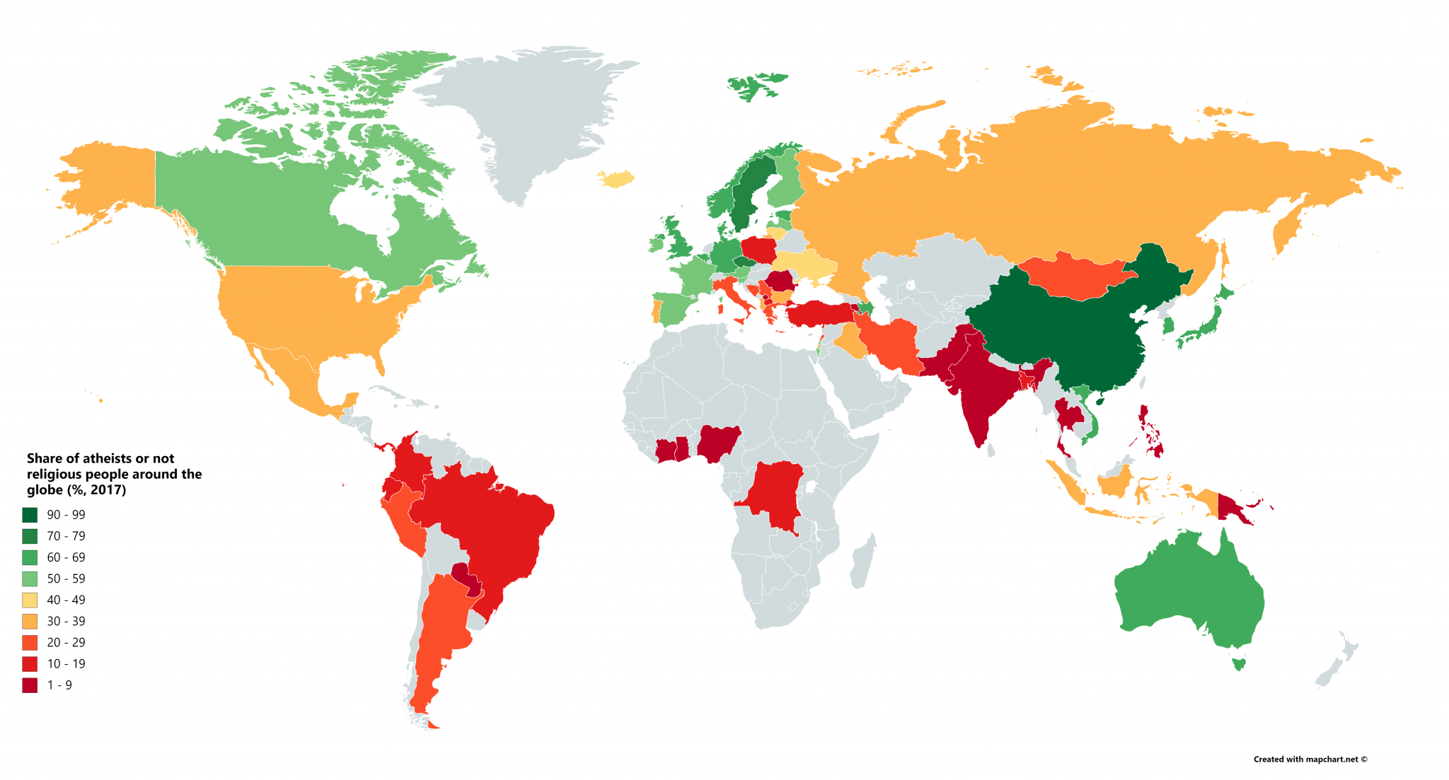 Изгубили своята вяра: Това са най-атеистичните страни в света
