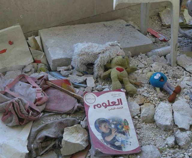 Загубеното детство в сирийските руини
