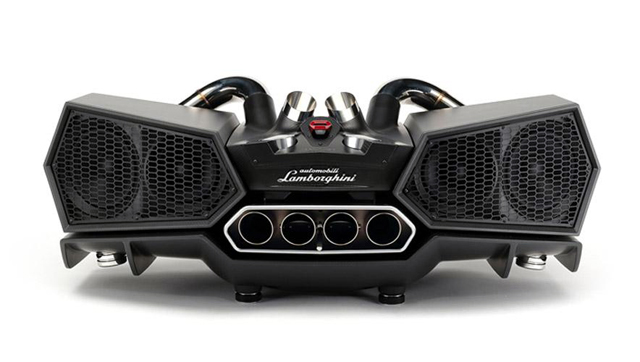 Ауспухът на Aventador стана стереосистема