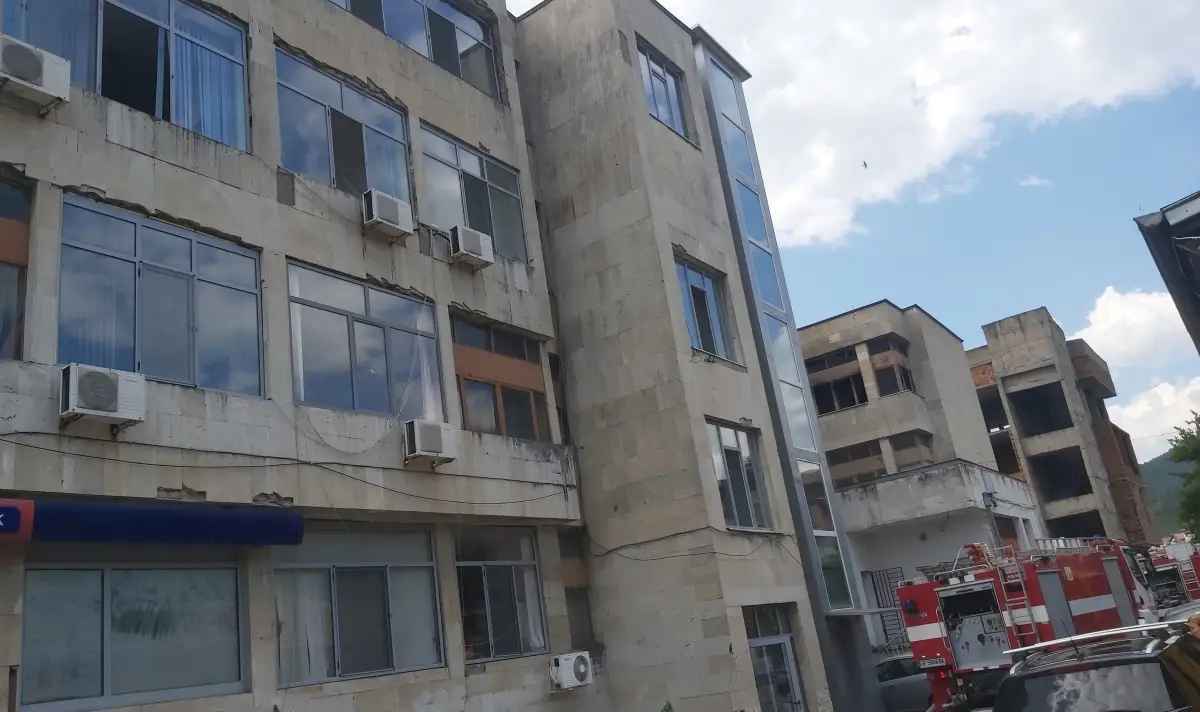 Горя общината в Кресна