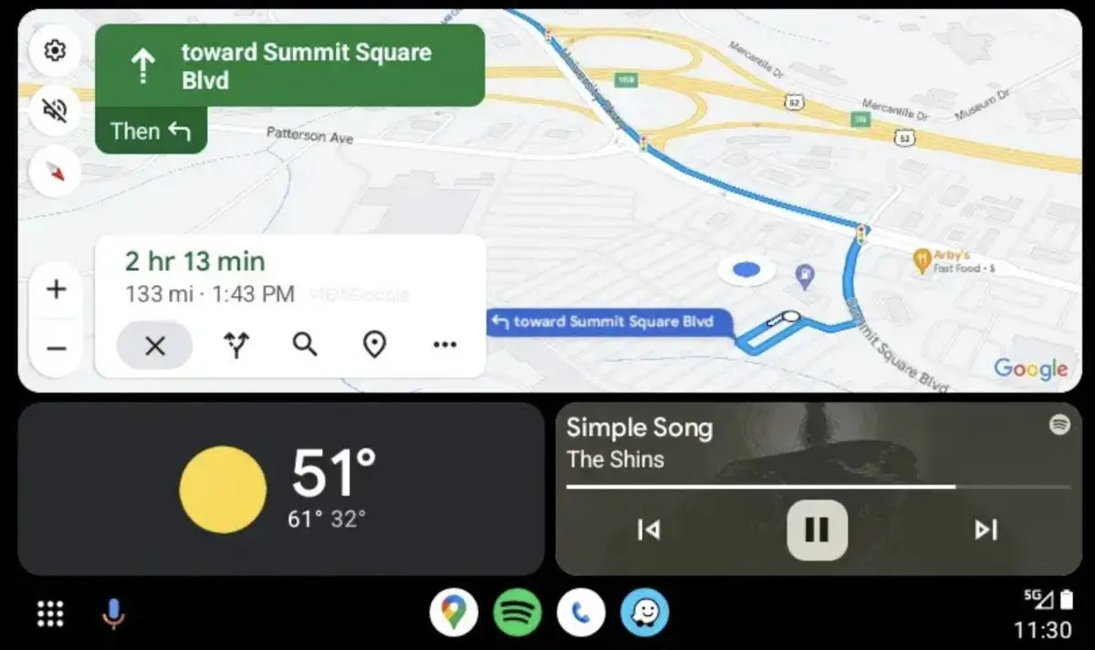 Google пусна Android Auto 11