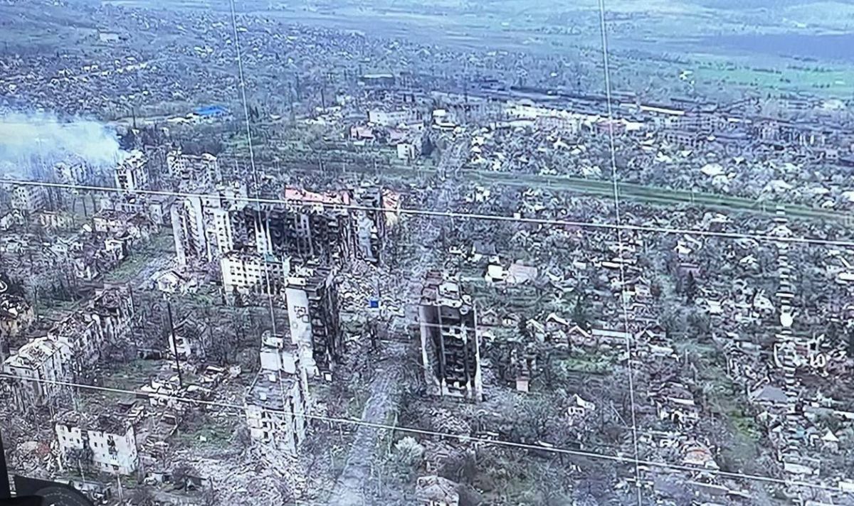 Вижте как изглежда Бахмут днес: