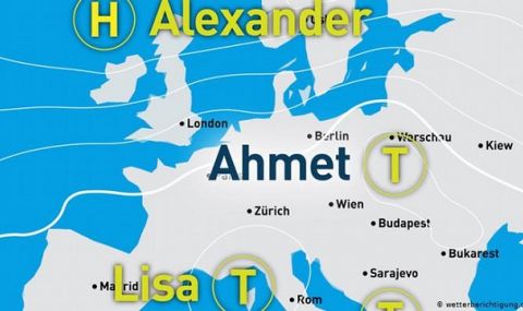 Циклон "Ахмет": в Германия времето вече носи и чужди имена - 1
