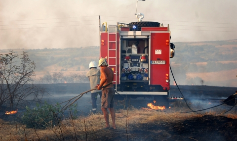 Бедствено положение заради пожар в харманлийско село - 1