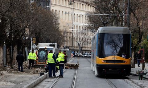 Пренасочват трамваи 4,7, 8 и 10 в София към бул. "Мария Луиза" заради ремонт по "Христо Ботев" - 1