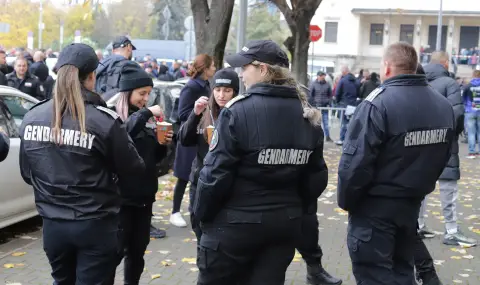 400 жандармеристи ще подпомагат силите на реда в София по време на мача ЦСКА - Левски - 1