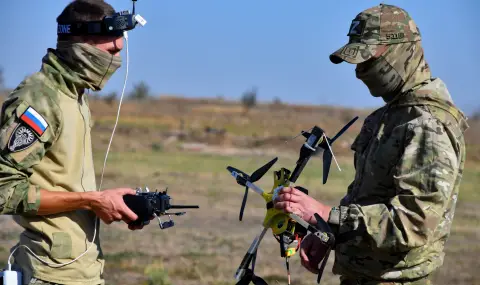 Ukrainian Army Strikes Russian Drone Storage Base  - 1