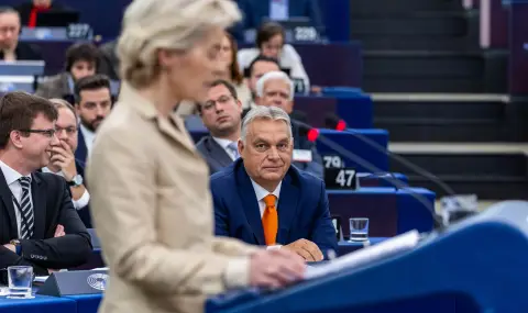 Von der Leyen criticized Orbán for his policies on migration and Ukraine before the EP  - 1