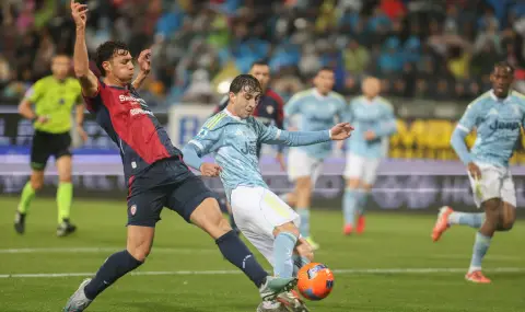 Ювентус си тръгна с празни ръце от Сардиния и се отдалечава от върха - 1