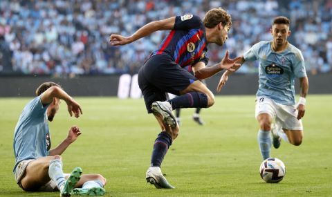 Селта Виго оцеля в Ла Лига след победа с 2:1 срещу Барселона - 1