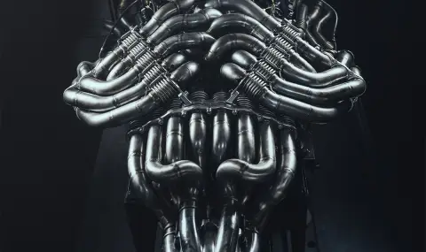 Този V12 двигател смесва автомобилното инженерство с изкуство - 1