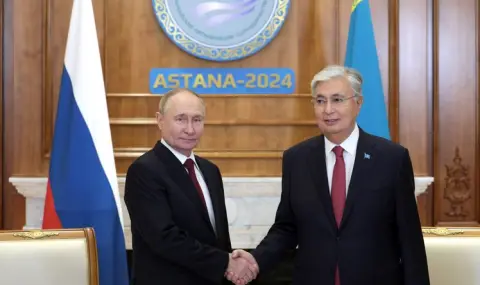 Putin is happy with trade with Kazakhstan  - 1