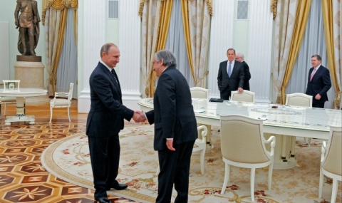 Путин се срещна с новия генерален секретар на ООН - 1