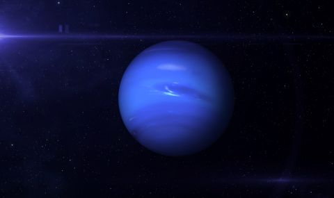 Астрономи забелязаха мистериозно тъмно петно на Нептун (СНИМКА)  - 1
