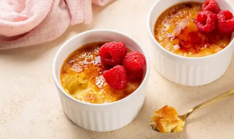 Рецепта на деня: Печен яйчен крем с маслена коричка - 1