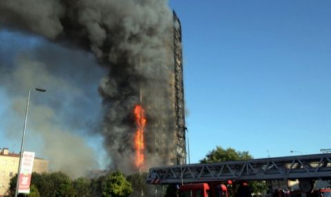 Огнен ад! 20 души се натровиха при пожар в модерна сграда, която изгоря напълно - 1