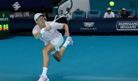 Яник Синер започна с победа участието си на турнира в Маями - 1