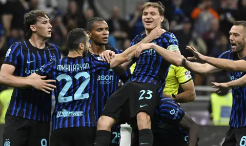 Интер си гарантира титлата в Италия след убедителна победа над Каляри - 1