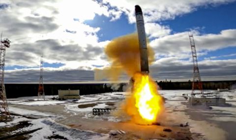 Русия тествала ядрена ракета "Сармат", докато Байдън е в Киев - 1