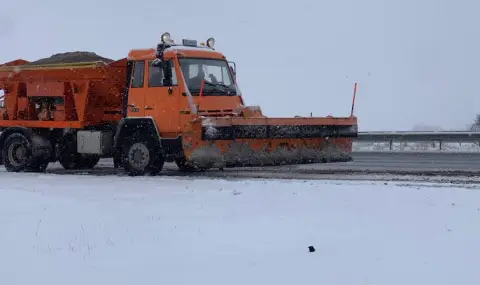 Пътищата в страната се обработват от 800 снегорина  - 1