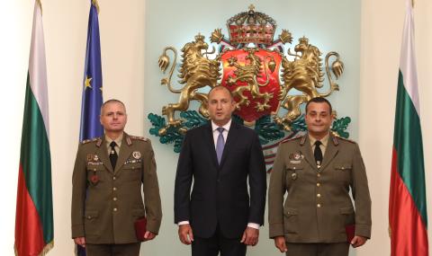 Президентът връчи пагони на новите бригадни генерали - 1