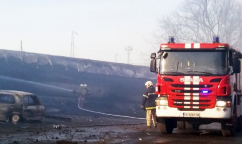 ДПС: Съболезнования на близките на загиналите при взрива в с. Хитрино - 1