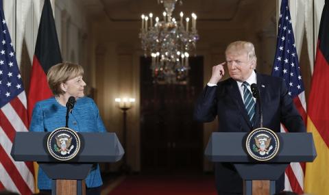 Тръмп е сърдит на Меркел - 1
