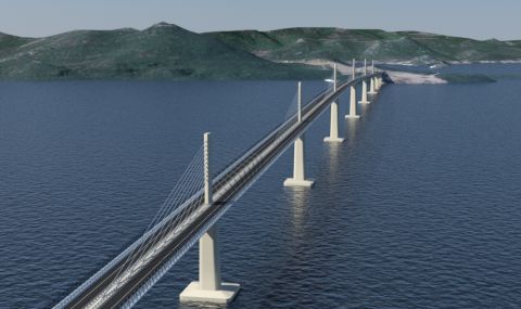 Хърватия открива моста Пелешац - 1