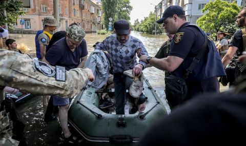 Говори Лондон: Засега не може да се потвърди дали Москва разруши язовира - 1