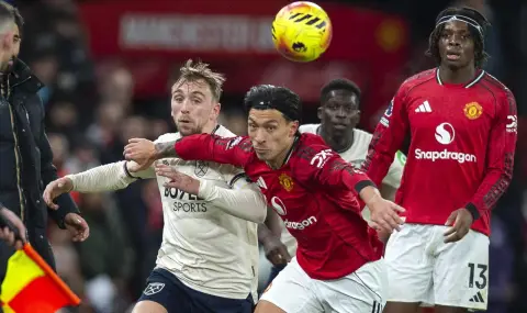 Късен шок за Юнайтед: изпусната победа срещу Уест Хем на „Олд Трафорд“ - 1