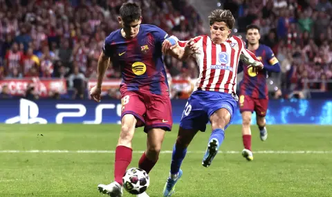 Атлетико се класира за полуфиналите на Шампионската лига въпреки поражение от Барселона - 1