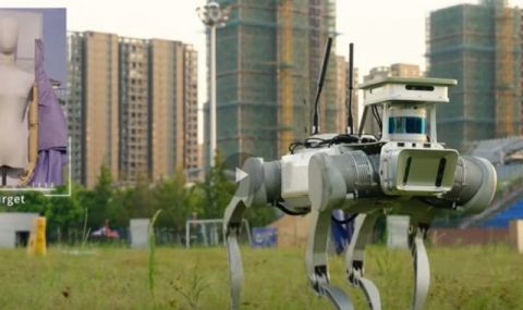 Китайски роботи работят в група, за да търсят предмети (ВИДЕО) - 1