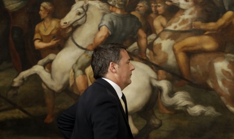 Президентът на Италия помоли Ренци да отложи оставката - 1