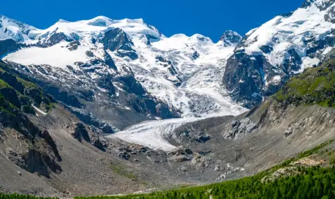 Ледниците в Швейцария се стопиха седмици по-рано от обичайното - 1