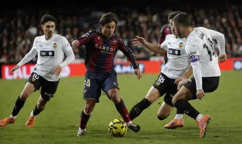 Валенсия победи трудно Леванте и се отлепи от дъното - 1