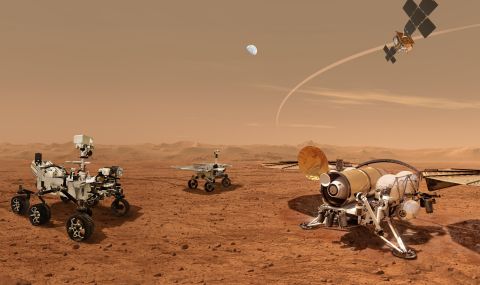 Марсоходът „Пърсивиърънс“ показа следи от древна река на Марс (СНИМКА) - 1