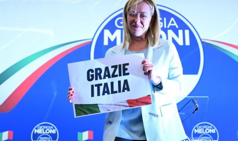Крайнодясната партия "Братя на Италия" на Джорджа Мелони спечели парламентарния вот в Италия - 1