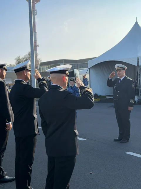 България прие от Белгия първия от новопридобитите кораби за противоминна борба СНИМКИ | ФАКТИ.БГ България прие от Белгия първия от новопридобитите кораби за противоминна борба СНИМКИ