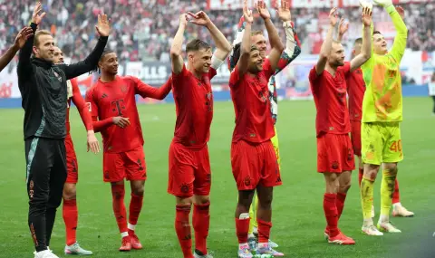 Байерн Мюнхен е шампион на Германия за 34-и рекорден път - 1