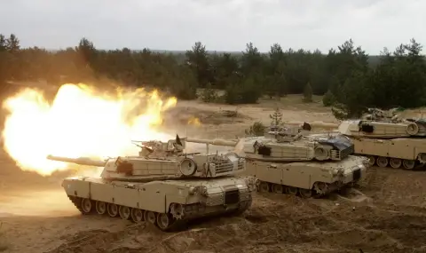 Въздушна опасност! Украинската армия изтегля американските танкове Abrams от фронтовата линия - 1
