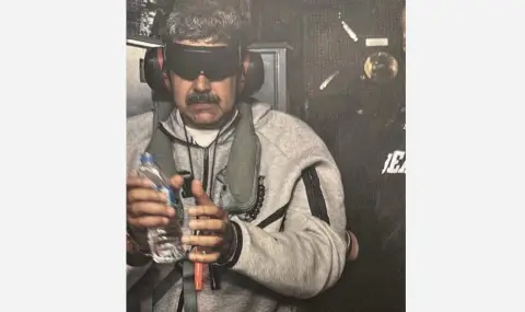 Мадуро пристигна във военна база в Ню Йорк - 1