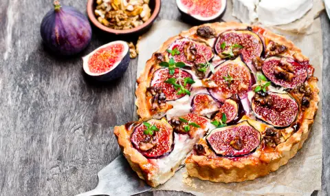 Рецепта на деня: Тарт със смокини и крема сирене - 1