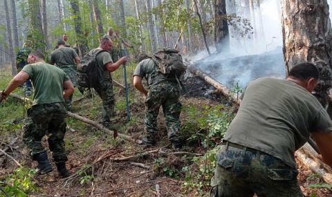 Голям пожар в Средна гора - 1