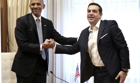 Ципрас предизвика Обама на баскетбол - 1