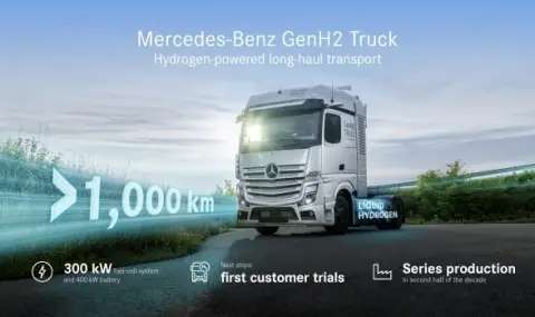 Daimler превръща водорода в по-практична алтернатива на дизела - 1