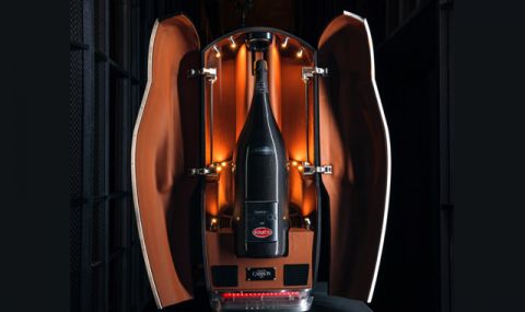 Bugatti показа супер шампанско в карбонова бутилка - 1