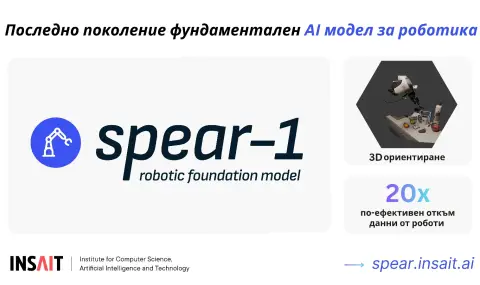 Пробив за Европа: Българският INSAIT създаде модел, който дава на роботите триизмерен пространствен интелект - 1