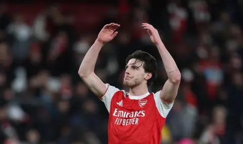 Лоши вести за Арсенал: Деклан Райс пропуска дербито с Астън Вила - 1